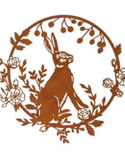 Rustic Hare Garden Metal Wall Art - The Farthing