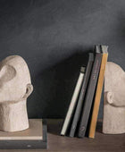 Rustic Heads Bookends - The Farthing