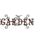 Rustic Metal Garden Wall Sign - The Farthing