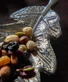 Set of 2 Cute Little Trinket Oak Leaf Dishes - The Farthing