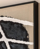 Set of 2 Modern Graphic Framed Canvas Set - The Farthing