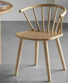 Set of 2 Spindle Back Wood Dining Chairs - The Farthing
