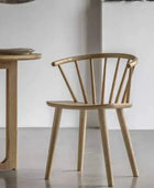 Set of 2 Spindle Back Wood Dining Chairs - The Farthing