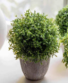 Set of 3 Artificial Potted Mixed Topiary - The Farthing