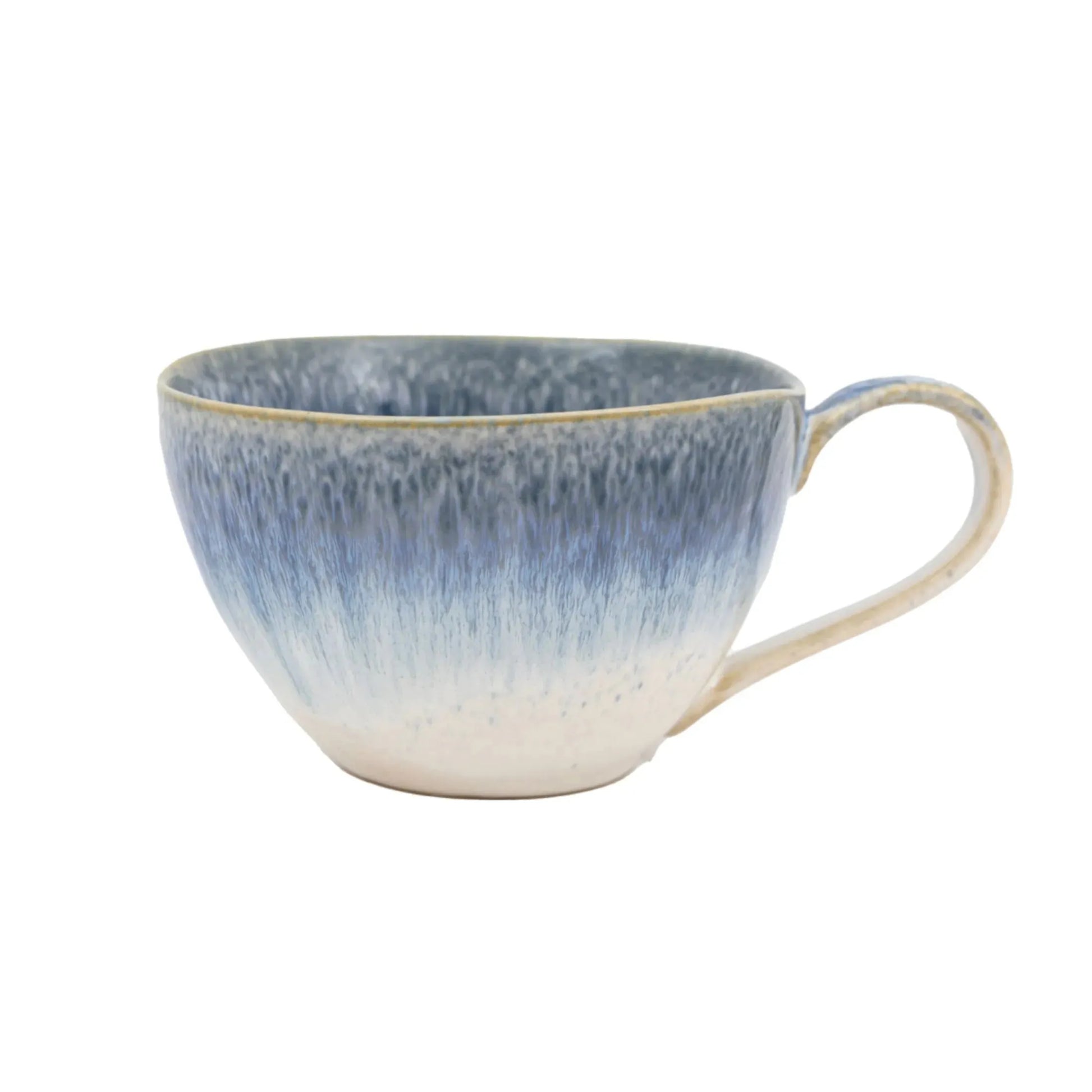 Set of 4 Ink Blue Organic Mugs - The Farthing