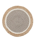 Set of 4 Natural Weave Round Placemats - The Farthing