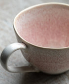 Set of 4 Pink Organic Mugs - The Farthing