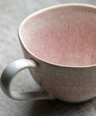 Set of 4 Pink Organic Mugs - The Farthing