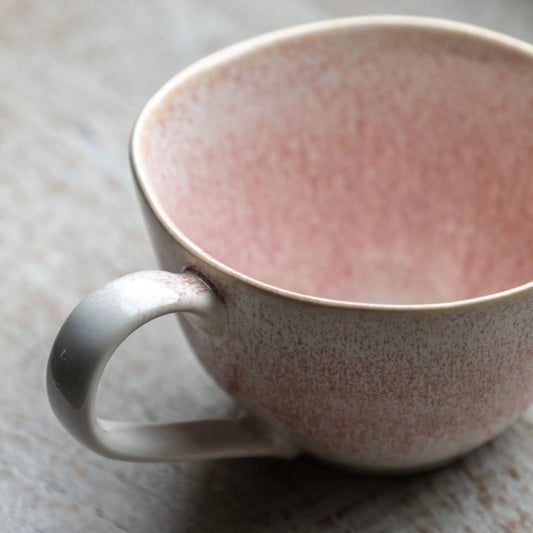 Set of 4 Pink Organic Mugs - The Farthing