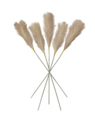 Set of Six Soft Artificial Blush Feathered Sprays - The Farthing