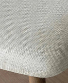 Set of Two Light Fabric Wilston Dining Chairs - The Farthing