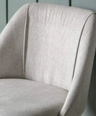 Set of Two Light Fabric Wilston Dining Chairs - The Farthing