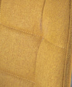 Set of Two Mid-Century inspired Ochre Fabric Dining Chairs - The Farthing