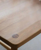 Set of Two Oak Nordic Style Dining Chairs - The Farthing