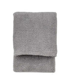 Silver Grey Fleece Throw - The Farthing
