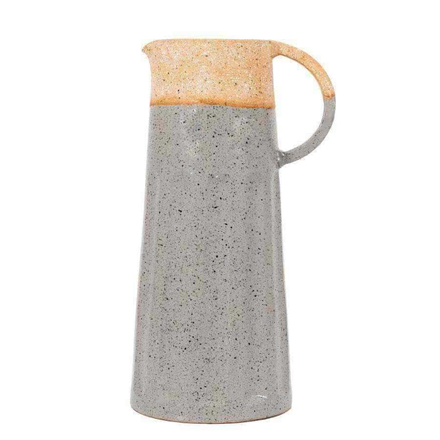 Slate Grey Pitcher Vase - The Farthing