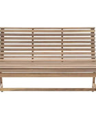 Slatted Acacia Wood Garden Bench - The Farthing