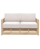 Slatted Acacia Wood Outdoor Sofa - The Farthing