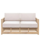 Slatted Acacia Wood Outdoor Sofa - The Farthing