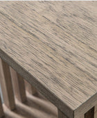 Slatted Sided Ash Side Table - The Farthing