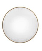 Slim Bronze Frame Antique Glass Convex Mirror - The Farthing