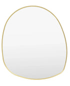 Slim Gold Frame Organic Shape Mirror - The Farthing