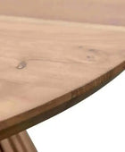 Sloping Acacia Wood Slatted Coffee Table - The Farthing