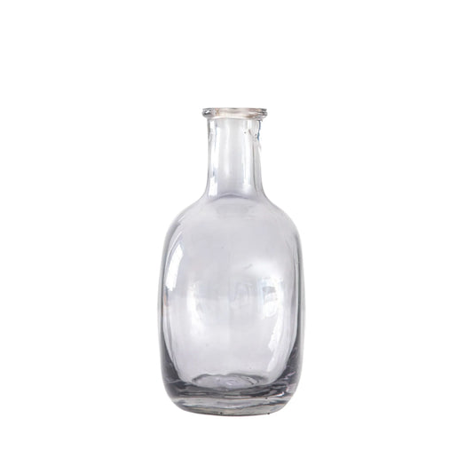 Smaller Bottle Shape Grey Glass Vase - The Farthing