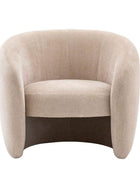 Soft Cream Curvaceous Tub Chair - The Farthing