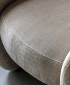 Soft Cream Curvaceous Tub Chair - The Farthing