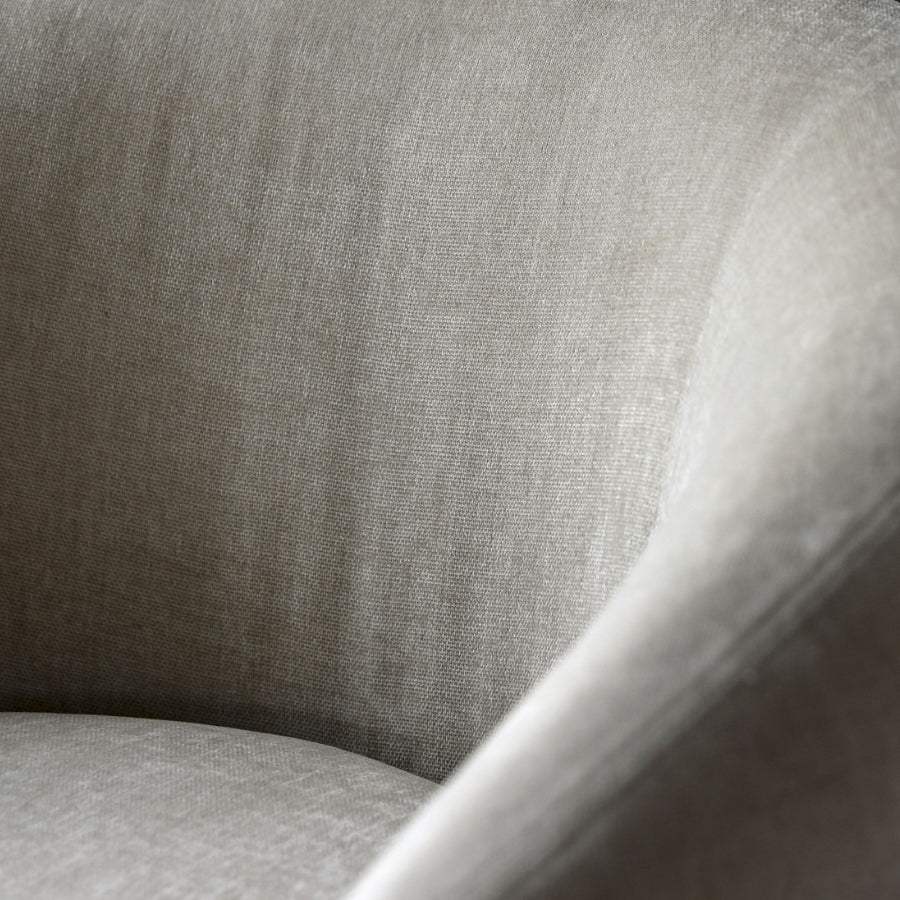 Soft Cream Curvaceous Tub Chair - The Farthing