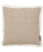 Soft Fringe Rustic Natural Texture Cushion - The Farthing