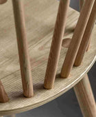 Spindle Back Oak Wood Barstool - The Farthing