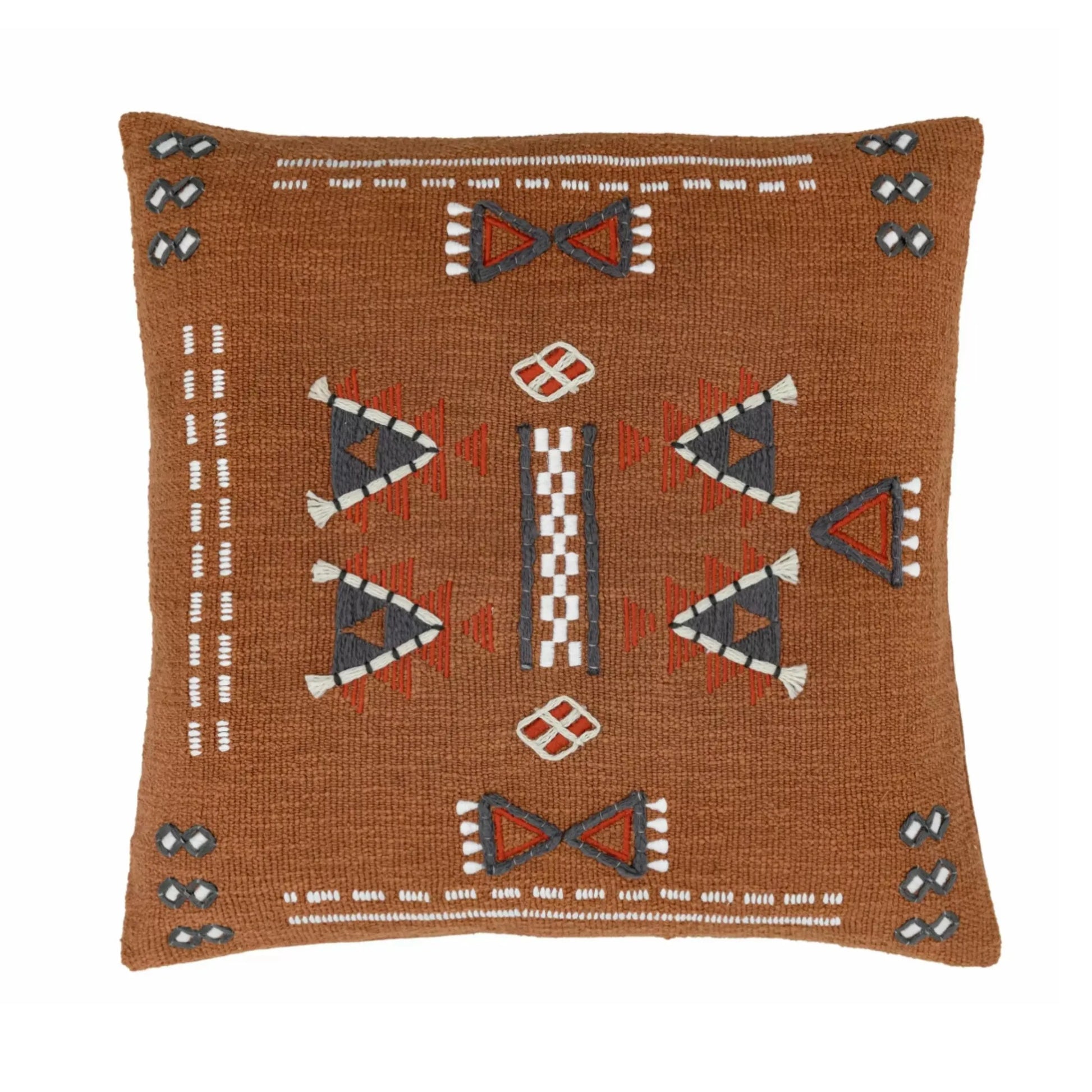 Square Artisanal Hand Crafted Cushion - The Farthing