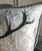 Square Stag Cushion - The Farthing