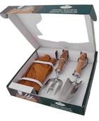 Stainless Steel Garden Tool and Gloves Gift Set - The Farthing