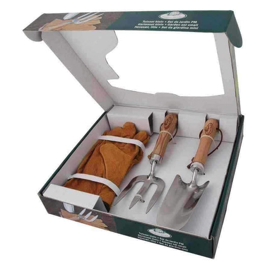 Stainless Steel Garden Tool and Gloves Gift Set - The Farthing