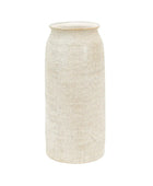 Subtle Ribbed Stoneware Vase - The Farthing