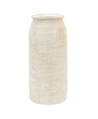 Subtle Ribbed Stoneware Vase - The Farthing