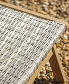 Sunshine Lounger Chair with Footstool - The Farthing