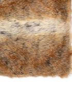 Super Soft Brown Stripe Faux Fur Throw - The Farthing