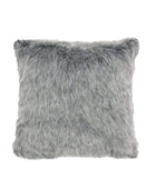 Super Soft Grey Faux Fur Cushion - The Farthing