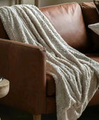 Super Soft Neutral Colour Faux Fur Throw - The Farthing