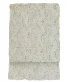 Super Soft Neutral Colour Faux Fur Throw - The Farthing