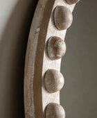 Tall Arched Rustic Weathered Leaner Mirror - The Farthing