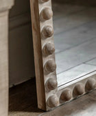 Tall Arched Rustic Weathered Leaner Mirror - The Farthing