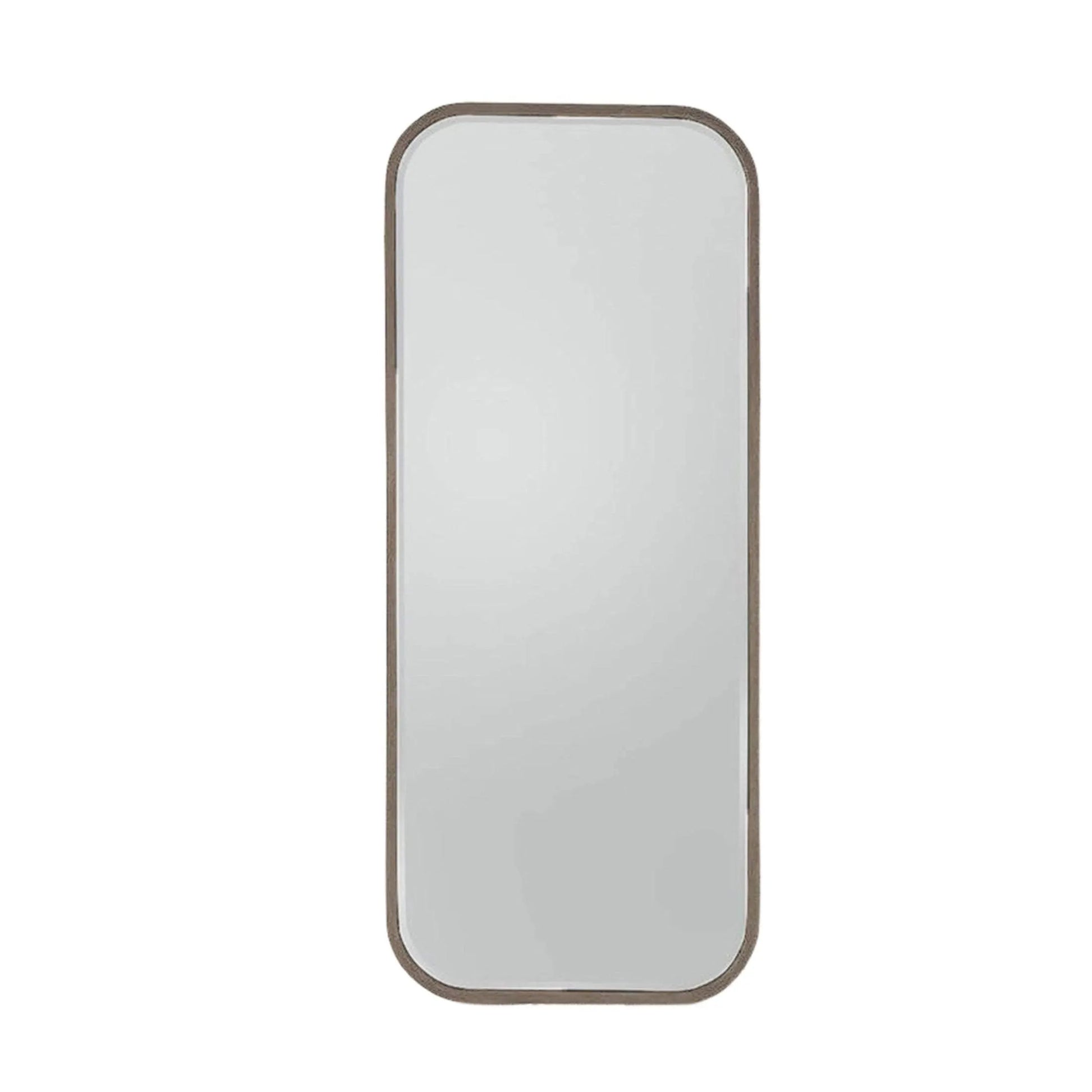 Tall Distressed Rounded Edge Rectangle Wall Mirror - The Farthing