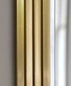 Tall Elegant Gold Rectangular Leaner Mirror - The Farthing