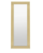 Tall Elegant Gold Rectangular Leaner Mirror - The Farthing