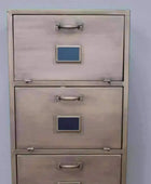 Tall Industrial Inspired Metal Cabinet - The Farthing